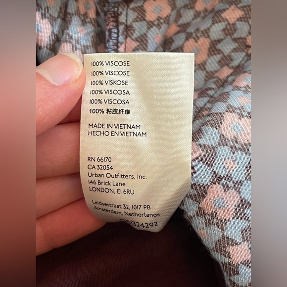 *SOLD* MAEVE Anthropologie Wide Leg Pants Women's Size 10 Pattern High Waisted - Picture 11 of 14